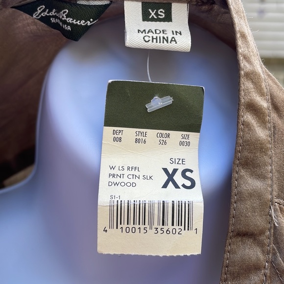 🎉HP🎉✨NWT Eddie Bauer Women’s Longsleeved 💥Silk💥blouse YEAR-ROUND GO-TO - Picture 7 of 11